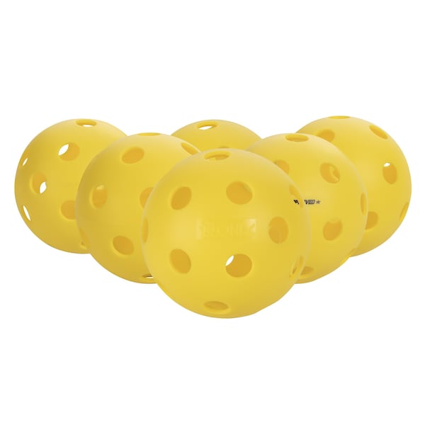 Onix Fuse Indoor Pickleball Balls, 6PK KZ42006Y - main